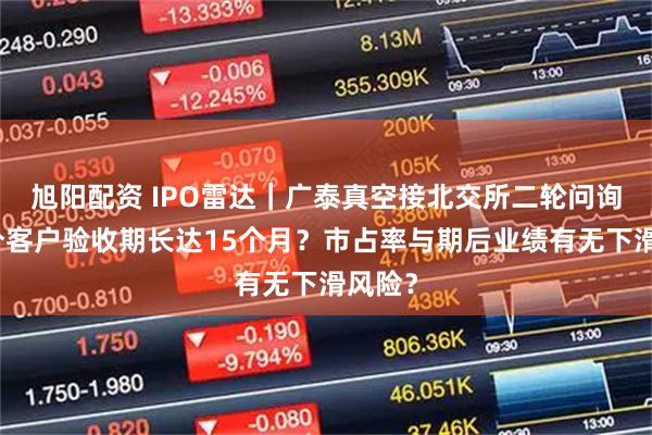 旭阳配资 IPO雷达｜广泰真空接北交所二轮问询：部分客户验收期长达15个月？市占率与期后业绩有无下滑风险？